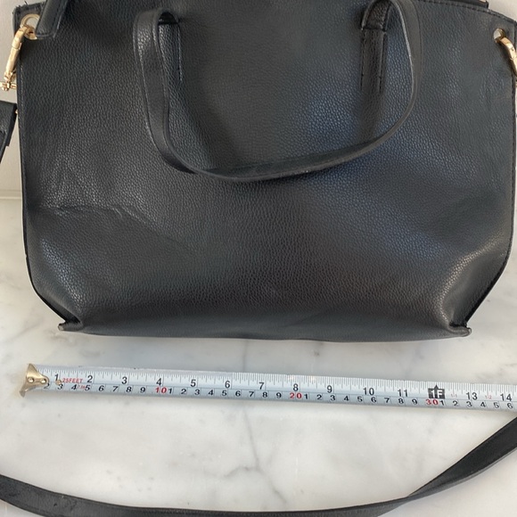 Vegan leather black bag - Picture 2 of 4